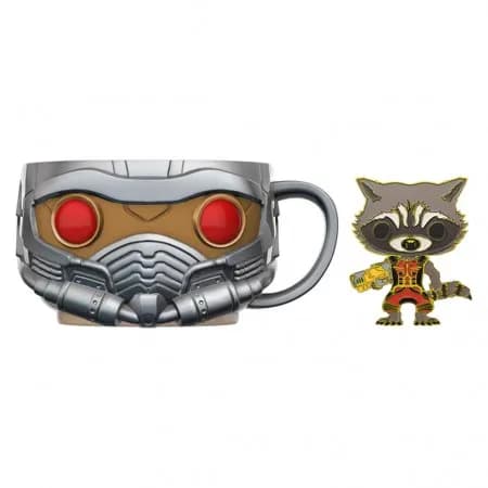 Funko Mug Marvel Star-Lord + Pin Rocket 65501