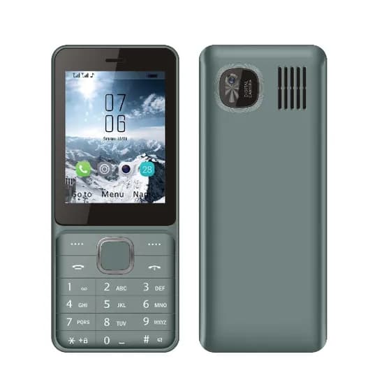 Celular Ur M5626 / 64GB / Ram 64GB / FM / 3 Sim Card / Lanterna / 2.8" / Camera / 2500MAH - Dark Green