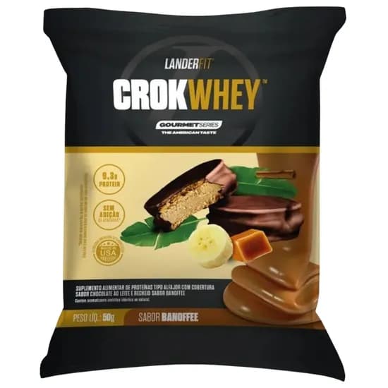 Landerfit Alfajor Crokwhey Banoffee 50G