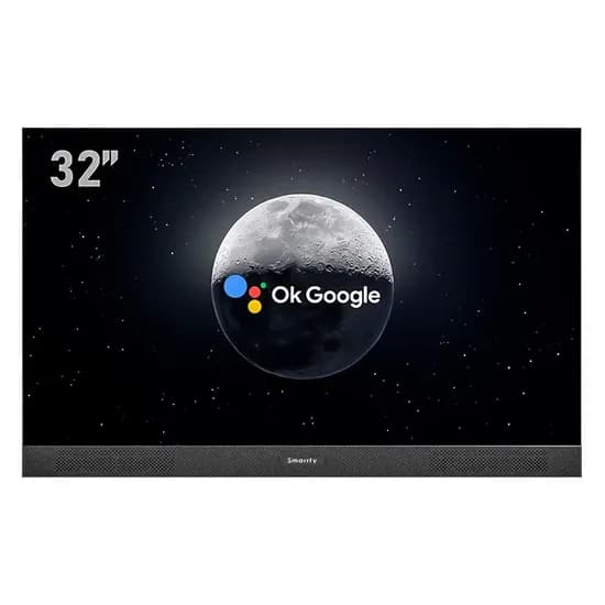 Smart TV Smartfy GTV32 32" Full HD Google TV + Soundbar - Preto