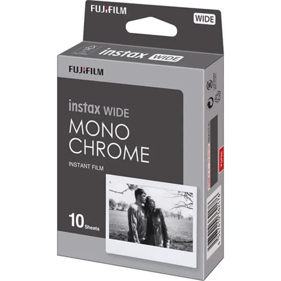 Fuji Instax 10 Pack Film para Instax Wide Mono Chrome