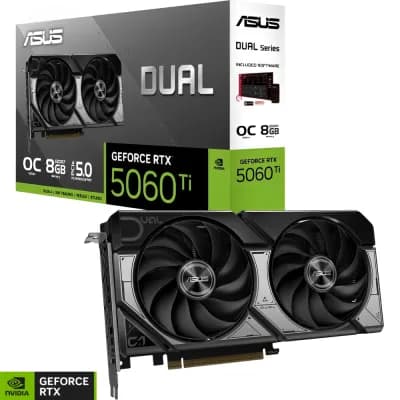 Placa de Vídeo 8GB RTX5060TI Asus Dual Oc 90YVOMP2-Monaoo