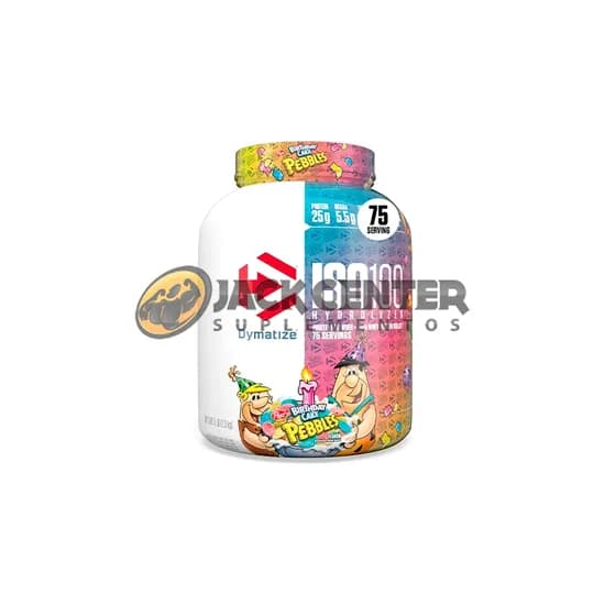 Whey Dymatize Iso 100 5LB(2.257KG)Birthdaycake