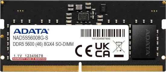 Memória para Notebook Adata 8GB 5600MHZ DDR5 AD5S56008G-s