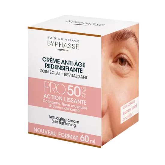 Crema Facial Byphasse Antiedad PRO50 Años 60ML