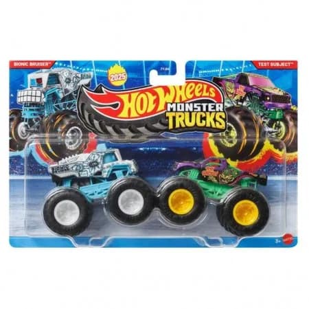 Car Hot Wheels Monster Truck Bionic Bruiser Tes JCC68