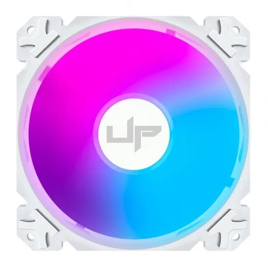 Cooler Fan de Gabinete Up Gamer Nevaska, 12 X 12, Argb 5V, 120MM, White