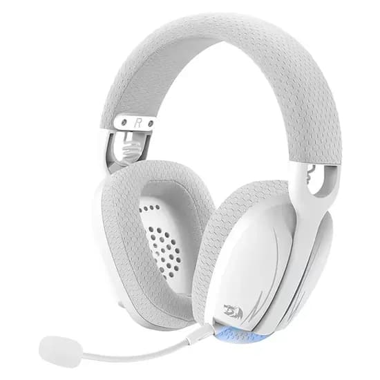 Headset Gamer Redragon Skuld Pro H878WG Wireless - Blanco Y Gris