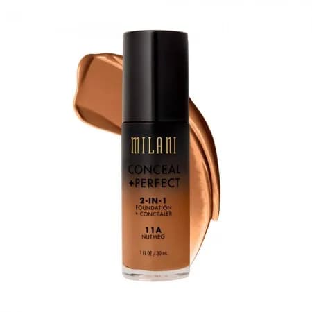 Base Corretivo Milani Conceal + Perfect 2-IN-1 11A Nutmeg 30ML