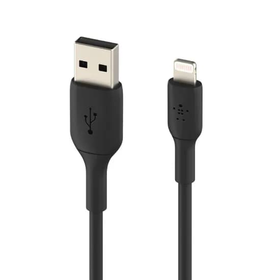 Cabo Belkin USB-A para Lightning CAA001BT2MBK / 2 Metros - Preto