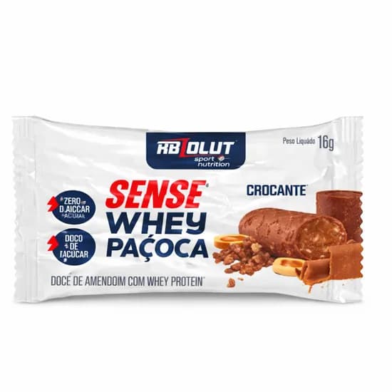 Absolut Nutrition Paçoca Doce de Amendoim com Whey 16G