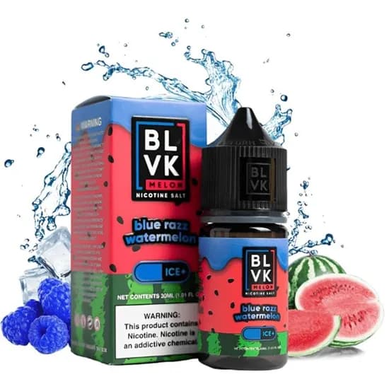 BLVK 30ML Salt Melon Watermelon Blue Razz 50MG