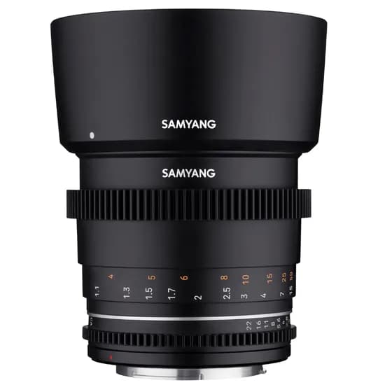 Lente Cine Samyang Sony VDSLR 85MM T/1.5 MK2 e FF