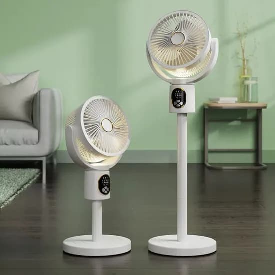 Mini Ventilador Multifuncional Circular 5 Níveis 12W