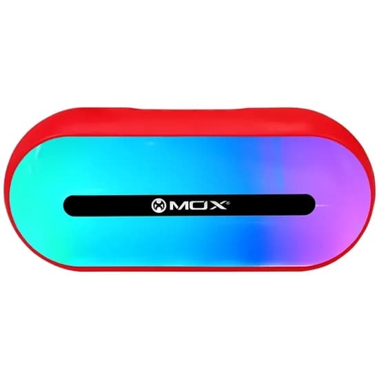 Speaker Mox MO-MS15 25 Watts com Bluetooth/Rádio FM/USB - Vermelho