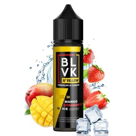 BLVK 60ML Uni Yellow Mango Strawberry Ice 00MG