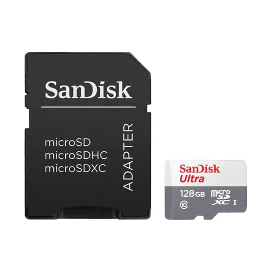 Cartão de Memória Micro SD Sandisk Ultra 128GB Classe 10 100MB/s