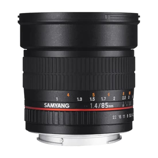 Lente Samyang Sony MF DSLR 85MM F/1.4 e FF As If