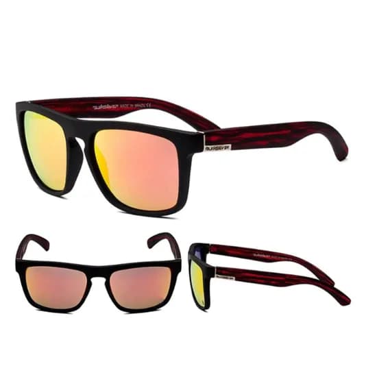 Óculos de Sol Masculino Quiksilver QS731 C12 - Animal Print/Vermelho/Preto