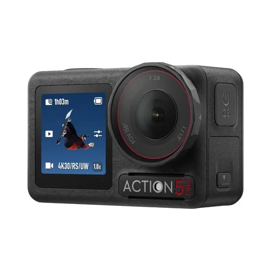 Câmera de Ação Dji Osmo Action 5 Pro Adventure Combo - 40MP - 4K - À Prova D'Água - Preto
