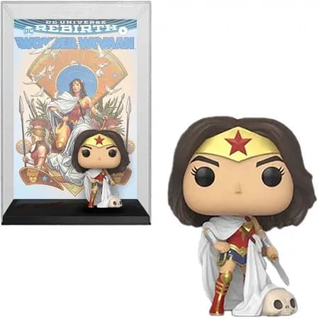Funko Pop Comic Cover Wonder Woman Rebirth On Throne 55010 03