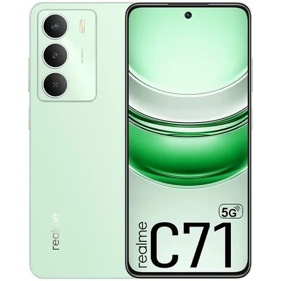 Celular Realme C71 5G RMX3943 NFC Dual Sim de 256GB/8GB Ram de 6.67" 50MP/8MP - Periot Green (Anatel)