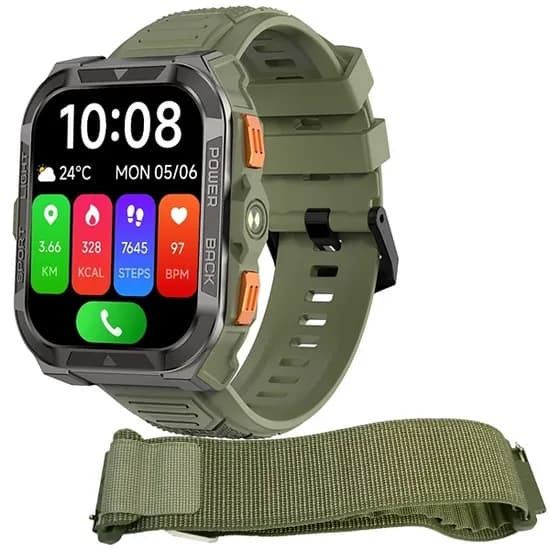 Relógio Blackview W80 Pro com GPS/Bluetooth - Verde