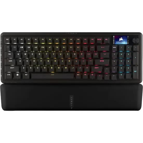 Teclado Gamer Mecânico Corsair Vanguard 96 RGB Sem Fio - Preto (CH-91F901E-Na)