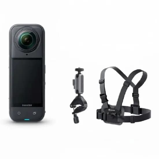 Câmera INSTA360 X5 Action Cam Cinsaaha 8K 360 Cycling Bundle X511