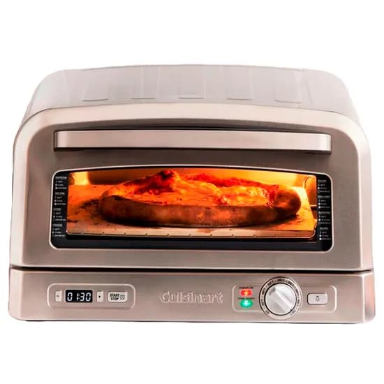 Forno Elétrico para Pizza Cuisinart CPZ-120BRFP 1.800W 120V - Aço Escovado