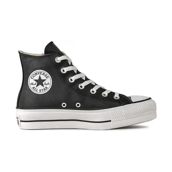 Tênis All Star Converse Chuck Taylor Cano Alto Unisex Couro Preto