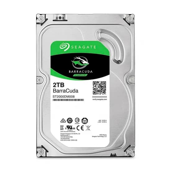 HD Seagate 2TB Barracuda SATA 3 7200RPM 3.5" ST2000DM008 (Gar. BR)