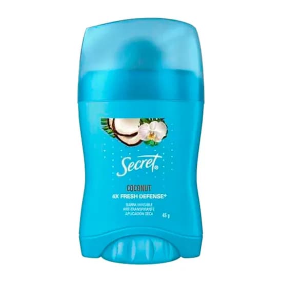Desodorante Secret Coconut Barra 45G