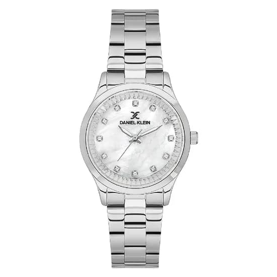 Relogio Analogico Feminino Daniel Klein DK.1.13881-1 Premium Ladies / Pulseira de Aço Inoxidável - Prata