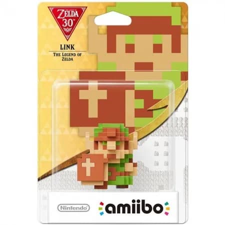 Boneco Amiibo The Legend Of Zelda Link 8 Bit 80359