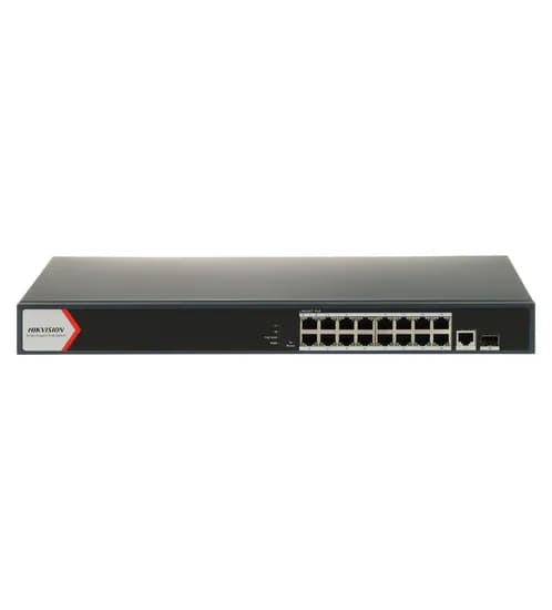 Hikvision Hub Switch 16P Giga Poe RJ45 SFP DS-3E1518P-Ei/M