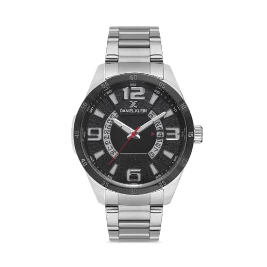 Relógio Analógico Masculino Daniel Klein Exclusive DK.1.12586-2 - Prata/Preto