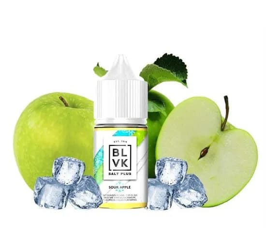 BLVK 30ML Salt Plus Sour Apple Ice 50MG