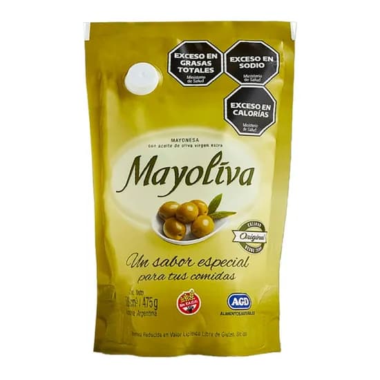 Maionese com Azeite de Oliva Mayoliva Sachet 475G