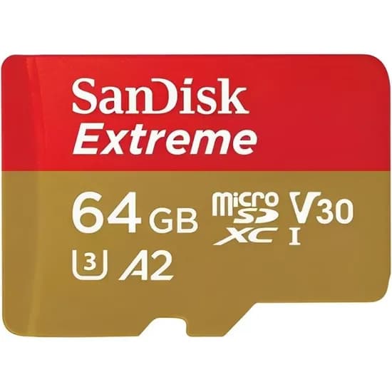 Memória Micro SD Sandisk Extreme 64GB 170MB/s SDSQXAH-064G-GN6MA