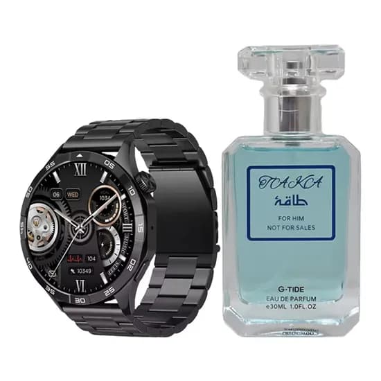 Kit Smartwatch G-Tide Power+Perfume Taka Edp Masculino 30ML