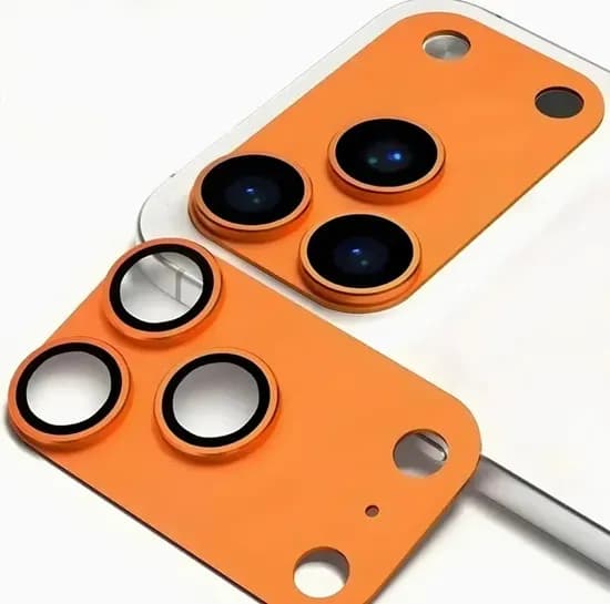 Lente de Camára iPhone 17 Pro Max Laranja(Completo)