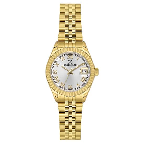 Relogio Analogico Feminino Daniel Klein DK.1.14097-2 Premium Lady / Pulseira de Aço Inoxidável - Gold
