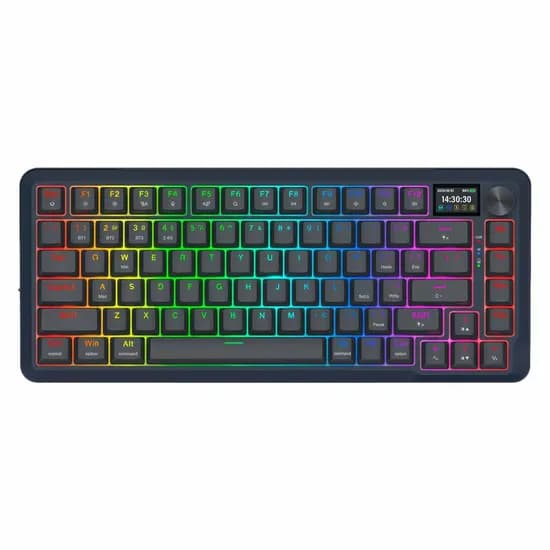 Teclado Gamer Redragon Flekact Pro K708-RGB-Pro RGB Sem Fio - Preto