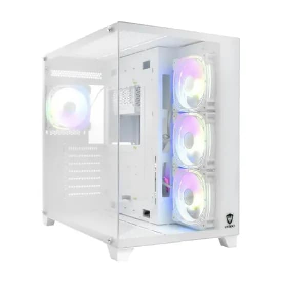 Gabinete Satellite K897 Branco com 4 Coolers