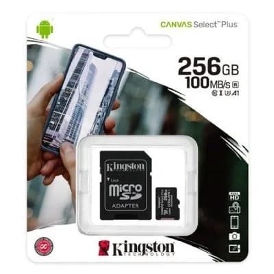 Cartao Micro SD 256GB Kingston Canvas Plus SDCS2