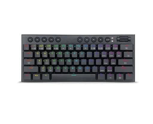 Redragon Teclado Pro K632RGB-Pro Wireless Horus Mini Pro Red Eng Negro