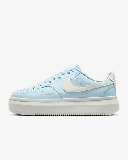 Calzado Nike Court Vision Alta Celeste