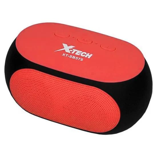 Caixa de Som X-Tech XT-SB575 Vermelha Bluetooth