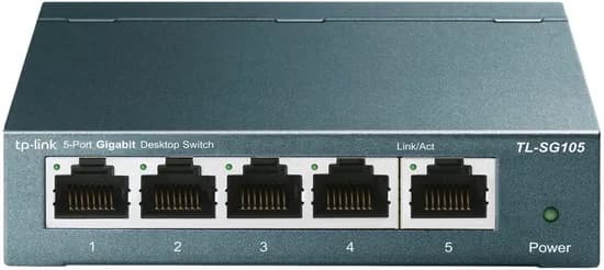Switch de Escritorio TP-Link TL-SG105 5 Portos 10/100/1000MBPS